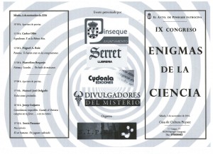 Conferencias Enigmas y Misterios